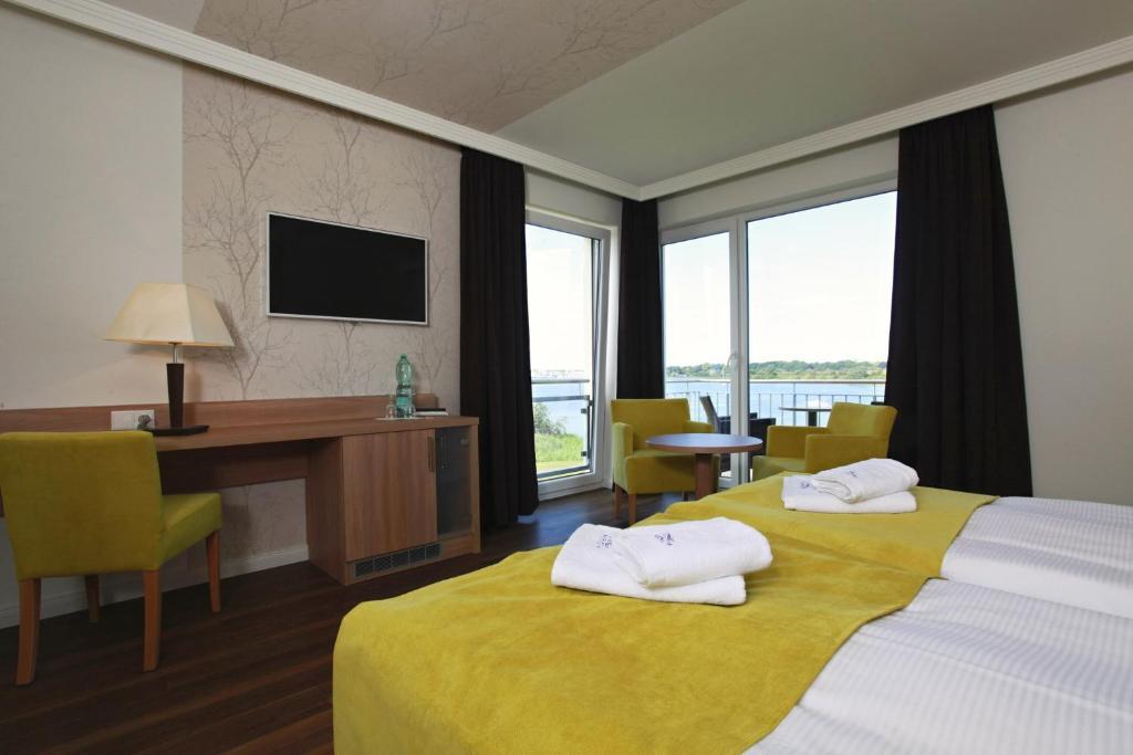 Hotel Warnow Rostock Ruang foto